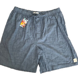 Robert Graham Mens Chambray Jam Shorts XL